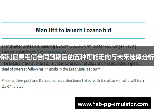 保利尼奥租借合同到期后的五种可能走向与未来选择分析 保利尼奥租借合同到期后的五种可能走向与未来选择分析